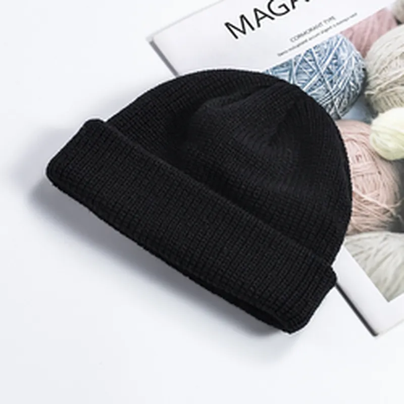 Cheap Fashion Beanie Winter Hats Knitted Cap Winter Plain Women'S Knitted Beanie Hats