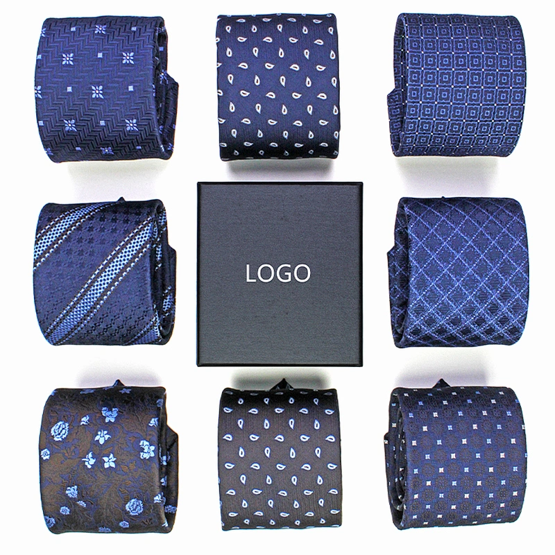 Custom Necktie Manufacturer Sublimation Neckties Jacquard School Tie Uniform Paisley Italian Neck Ties For Men