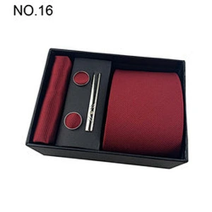 Fashion Mens Custom Business Cufflinks And Ties Gift Set