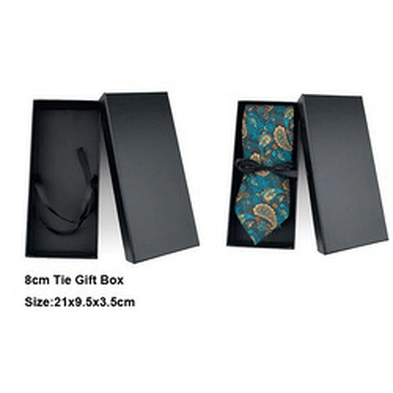 China Manufacturer High Quality Wholesale Custom Logo Black Silk Tie