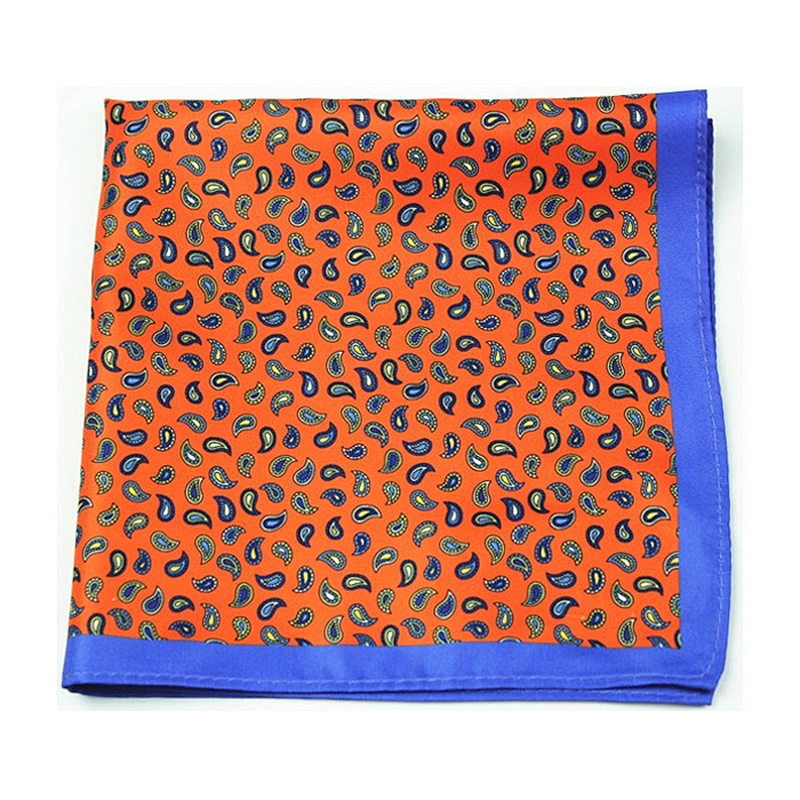 Latest Style Pocket Squares Silk Handkerchief Combination for Men 100% Silk 100% Microfiber Custom Logo Printed Jacquard