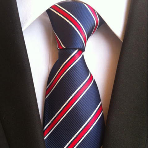 Wholesale Gravata Masculina Luxury Jacquard Silk Ties For Men Casual Necktie Stripe Cravates Homme