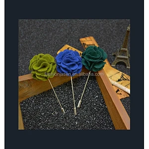 oem flower lapel pin,custom lapel flower pin,suit pin JSLP040
