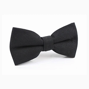 Pretty Plain Linen Bow Tie for Girls Custom Designs Plain Dyed Colorful