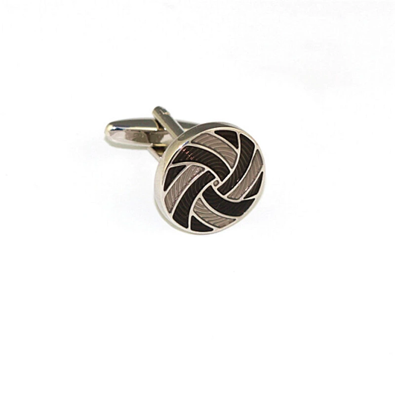 knot cufflinks with white steel,custom cufflink