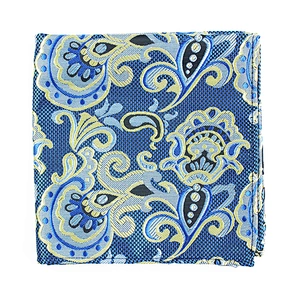 Jacquard dozen handkerchief Men Pocket Square Polyester Printed Scarf Square