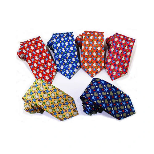 Custom Digital Printed  Mens 100% Silk Print Neck Tie