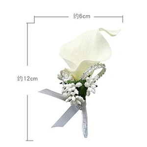 Fashion groom boutonniere Wholesale Wedding Corsage Flower Pins Brooches Mens Lapel Pin Custom