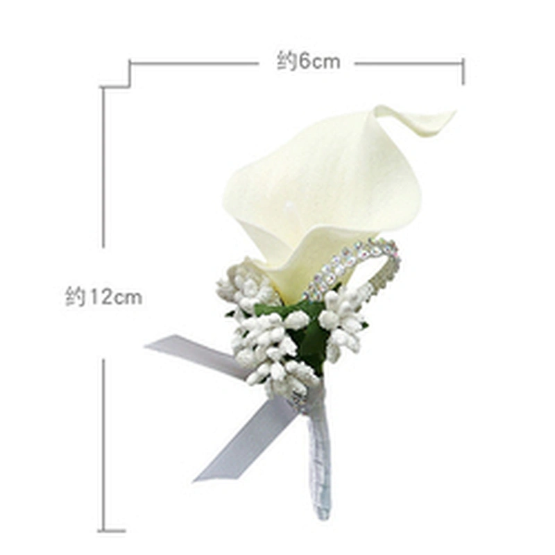 Fashion groom boutonniere Wholesale Wedding Corsage Flower Pins Brooches Mens Lapel Pin Custom