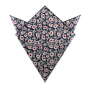 Cotton Handkerchief Custom Logo Printed Jacquard 100% Cotton Wholesales Beautiful High Quality Men Gift Box Set
