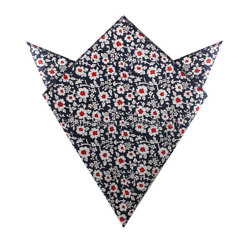 Cotton Handkerchief Custom Logo Printed Jacquard 100% Cotton Wholesales Beautiful High Quality Men Gift Box Set