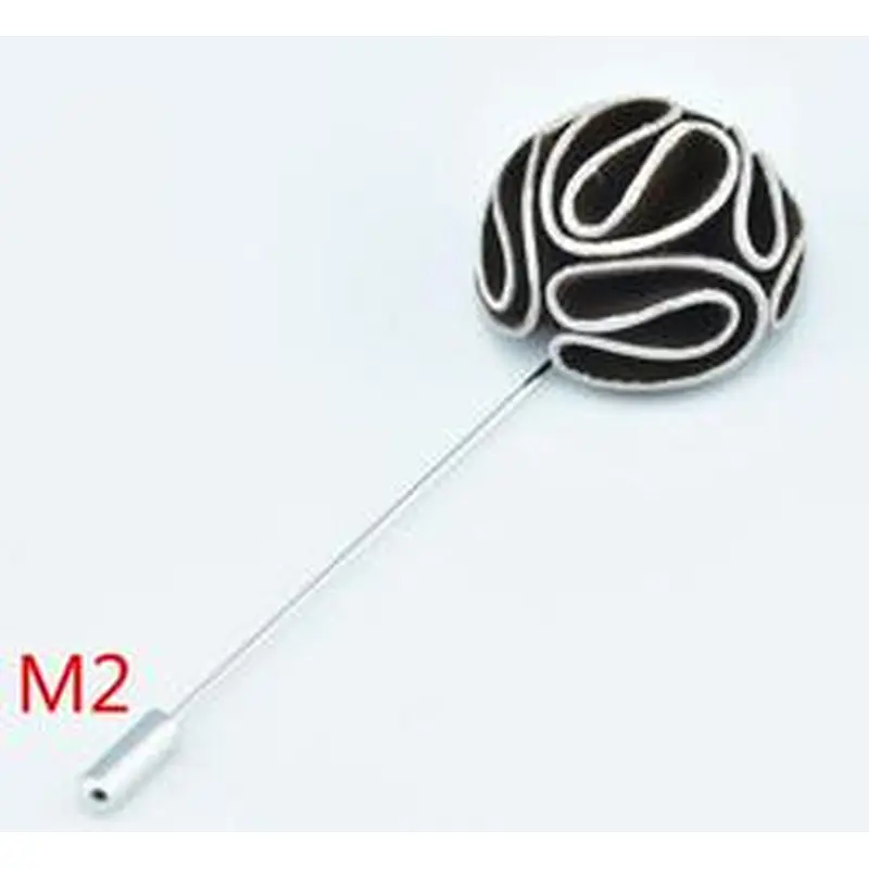 Fashionable Flower Lapel Pin Custom Wedding Pin Broches/p al por mayor Designer Hijab Magnet Magnetic Hijab Pins
