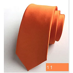Wholesale Classic Slim Popular Plain Ties Men Custom Logo Polyester Woven Solid Necktie Gift