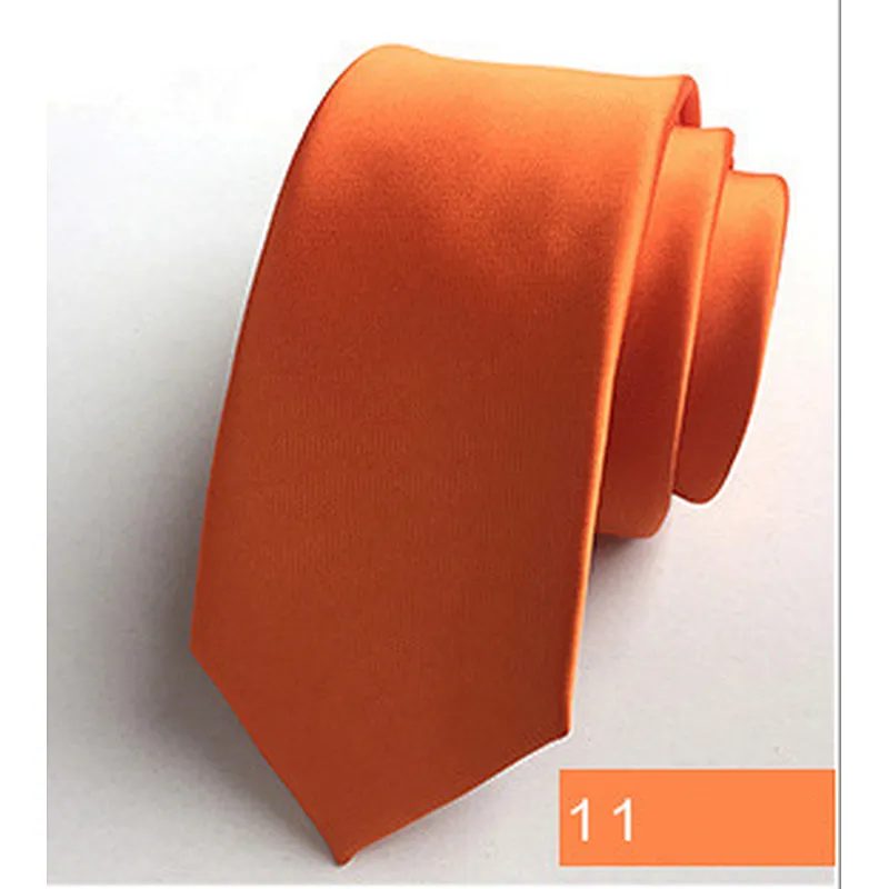 Wholesale Classic Slim Popular Plain Ties Men Custom Logo Polyester Woven Solid Necktie Gift