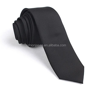 fashionable newest high quality classical black silk tie men