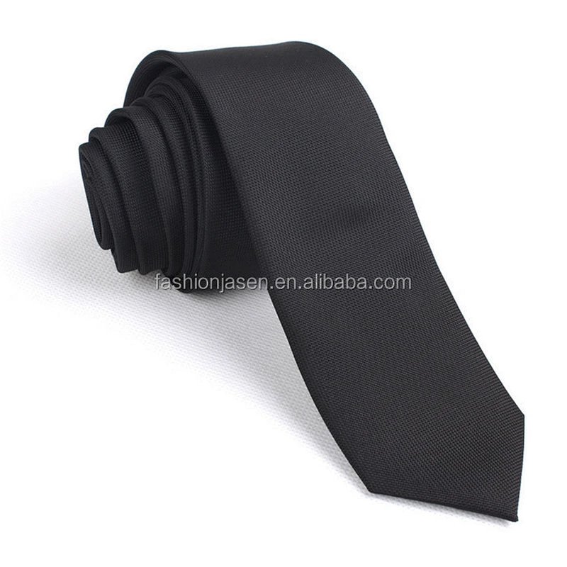 fashionable newest high quality classical black silk tie men