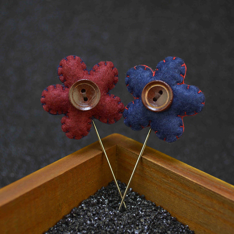 new button flower lapel pin for men
