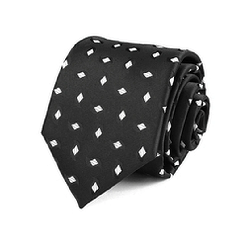 Sublimation Necktie Silk Custom Silk Ties For Men Italian Wholesale Jacquard Dot Cravate pour homme
