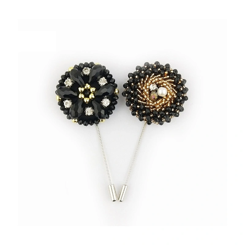 Groomsman Corsage Flower Fashionable Broches Pins Brooches Women Custom Lapel Pins For Suit Men