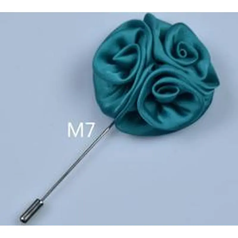 Flower Lapel Pin Custom Fancy Wedding Boutonniere Flower Wedding Bling Designer Brooch Popular Brands