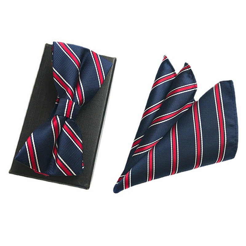 Paisley Men Bow Tie Sets Handkerchief Set Custom Pocket Squares for Men Casual Mens Bow Ties and Hanky Sets