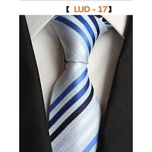 Wholesale Gravata Masculina Fashion Neck Ties For Men Casual Grid Silk Necktie Set Gift Box