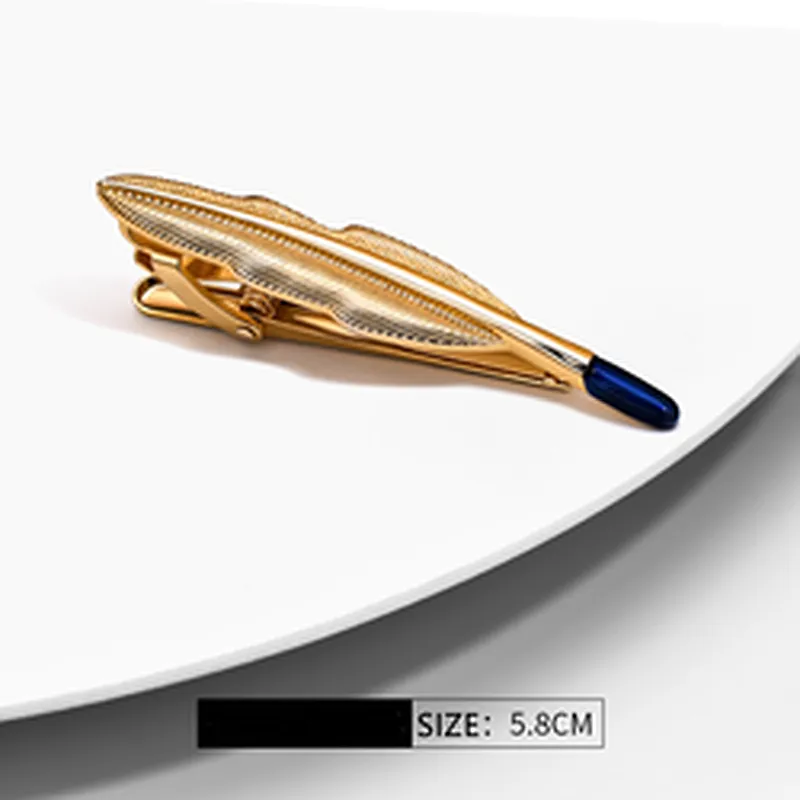 Novel tie bar sword cufflinks and tie clip gift box set gold tie pins for men