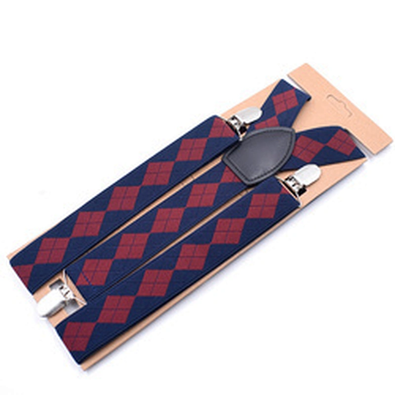 hot sale mens multi color polka dot  and stripe pattern suspenders