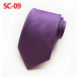 Custom Neckties Men Simple Solid Twill Corbatas Hombres Luxury Ties Men Custom Logo Jacquard Woven