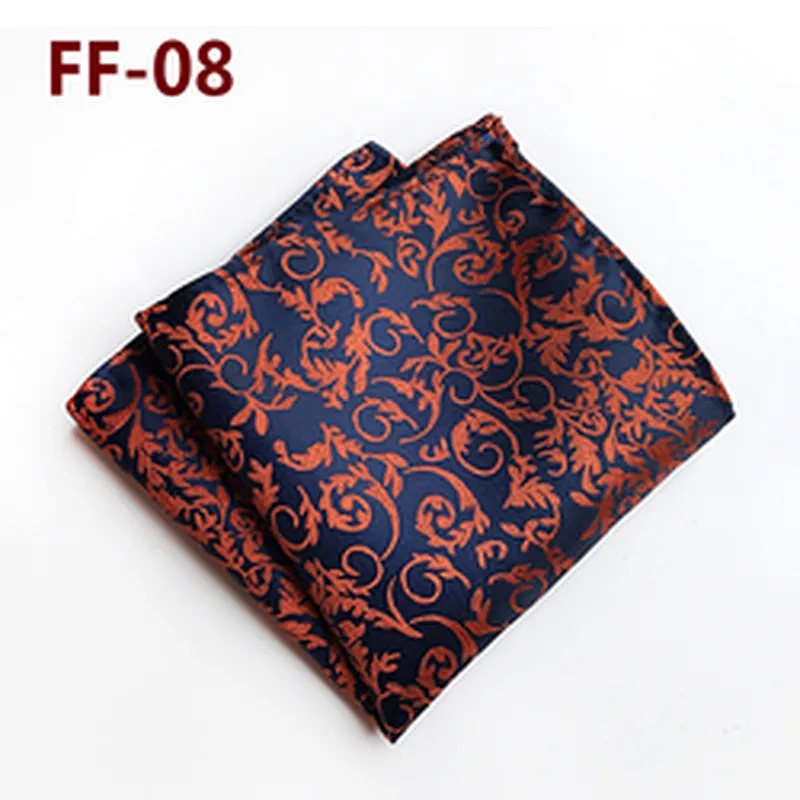 Striped Handkerchief Custom Print Soft Hanky For Men Jacquard Woven Pocket Squares For Men