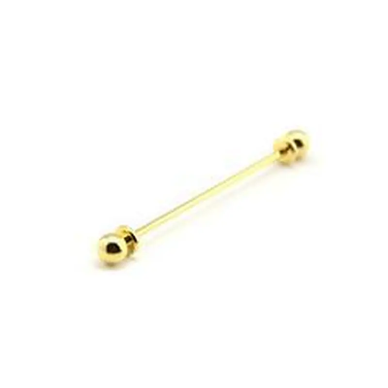 Stock Men Metal Brass Fashion Wholesale Collar Pin For Shirt
