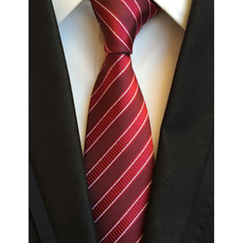 Wholesale Gravata Masculina Luxury Jacquard Woven Mens Neck Tie Set Stripe Ties For Men Italian