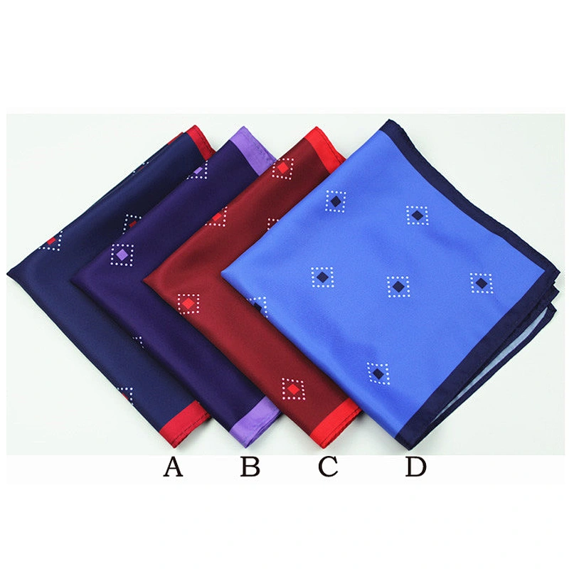 pocket square manufacturer popular handkerchief checks silk DPS5423C