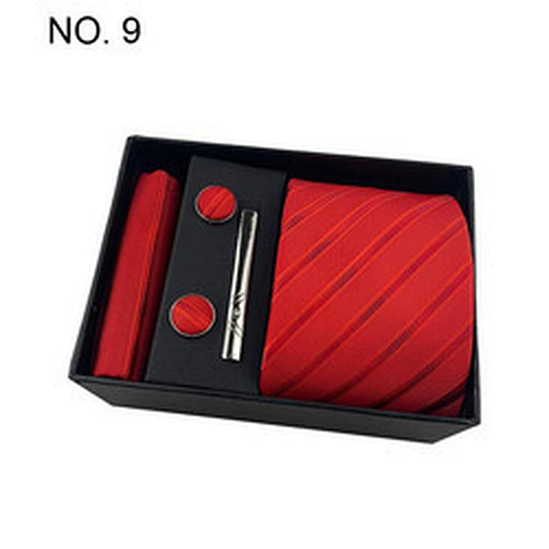 Fashion Mens Custom Business Cufflinks And Ties Gift Set