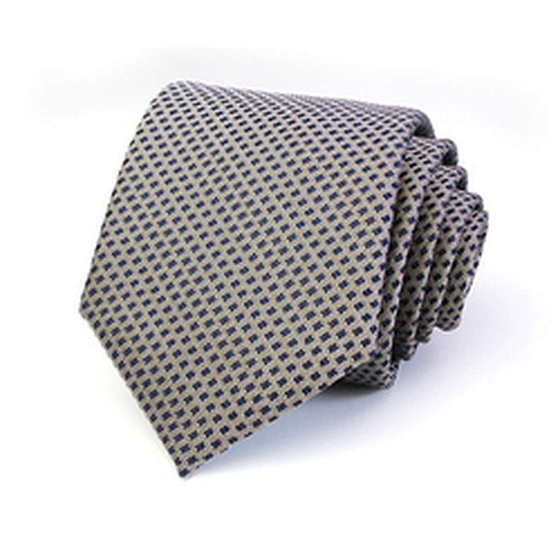 Ties Men Custom Logo Casual Neck Ties School Cravate Homme Polyester Checked Stripe Neck Ties For Men