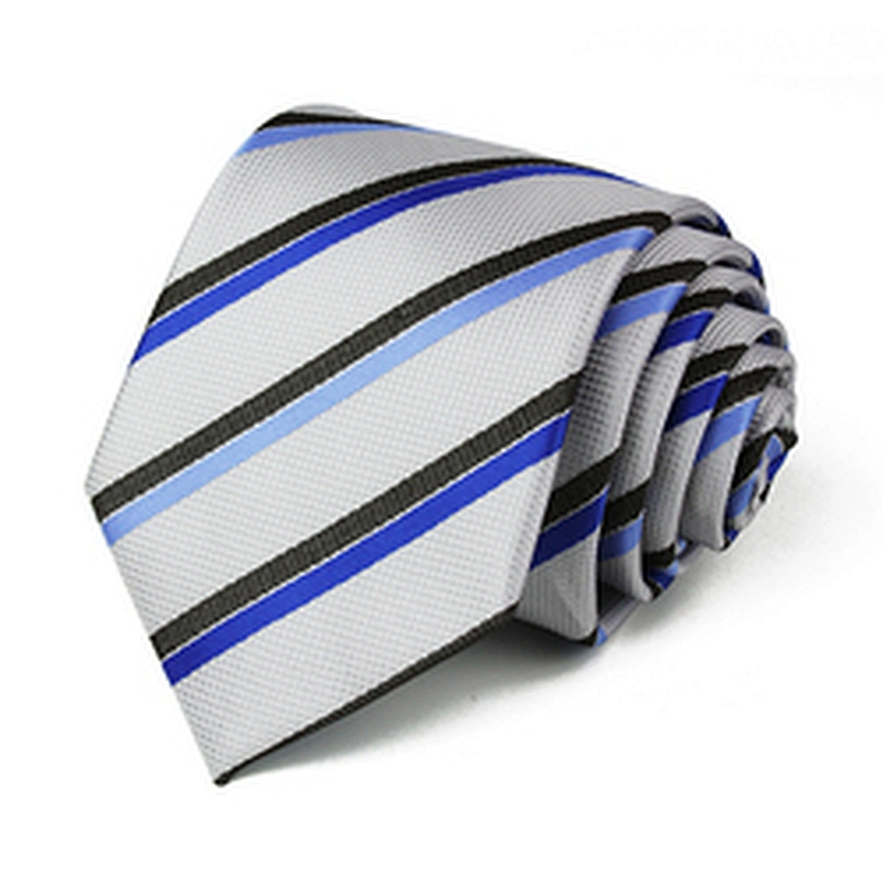 Striped Tie Sublimation Neckties Twill Jacquard Tie Yarn-dyed Polyester Ties Corbatas Hombres