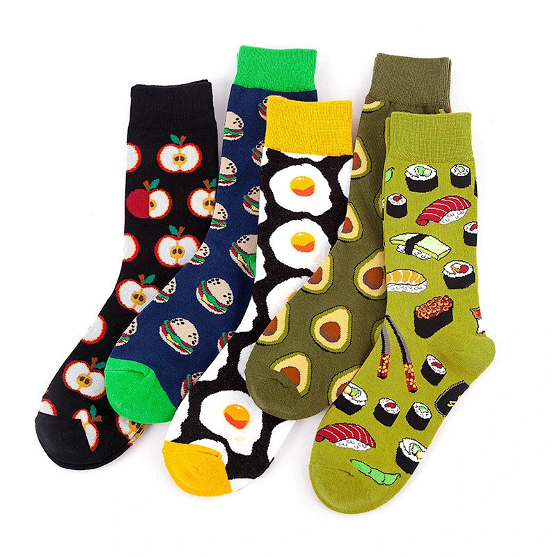 Wholesale 5-pack men and women anime cartoon long socks