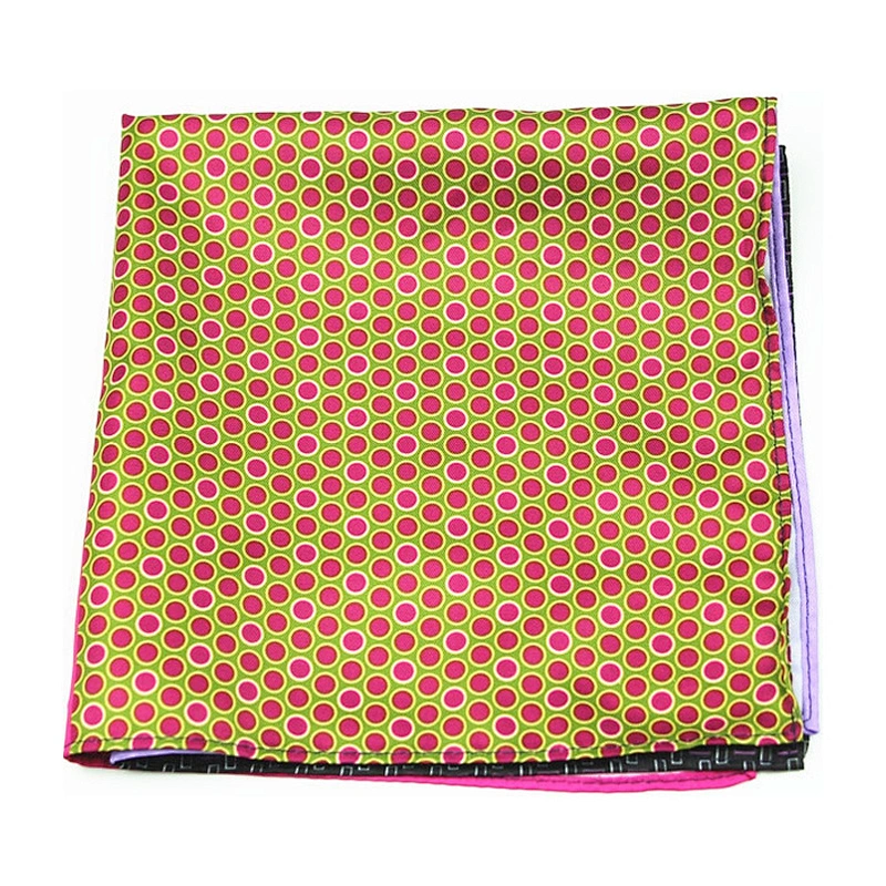 Silk Printing Floral Handkerchief Whole Sale Bowtie Hanky Sets 100% Silk Men 100% Microfiber Custom Logo