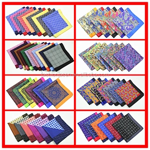Custom fashion digital printing Pocket Square