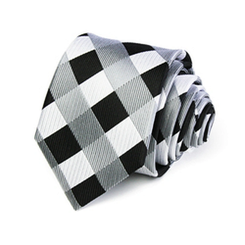 Custom Sublimation Neckties Business Cravate Pour Homme Classical Stripe Cube Ties Men Silk