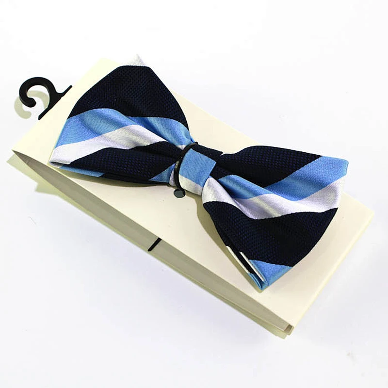 Wholesale Striped Color Boys Bow Ties