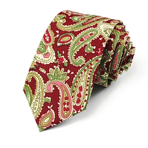 Wholesale Floral Ties Casual Cotton Ties Printed Tie Set Gift Box