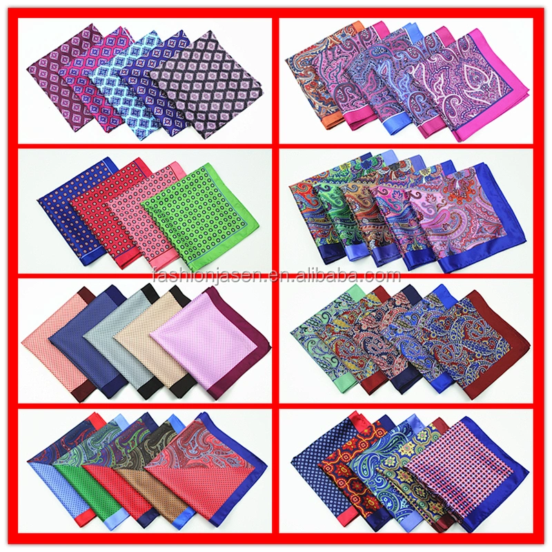 wholesale high quality Custom Silk Printing handkerchief