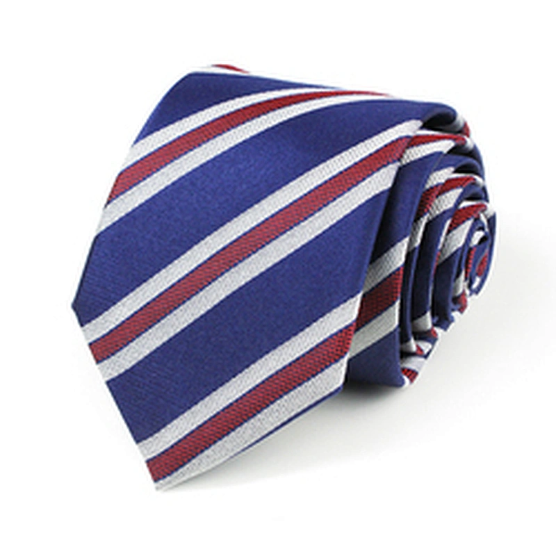 Custom Navy Blue Silk Neckties Set Popular Plain Gravata Masculina Striped Mens Ties Silk Box Set
