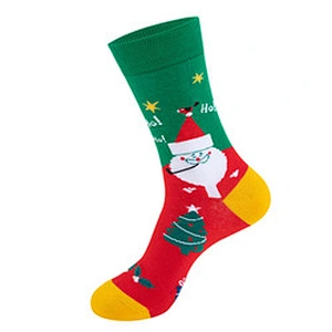 Wholesale Women Christmas socks Snowman Santa cartoon socks Unisex European and American style Christmas socks