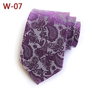 Casual Cravate Pour Homme Polyester Paisley Neck Ties For Men Custom Neckties Men Jacquard Woven