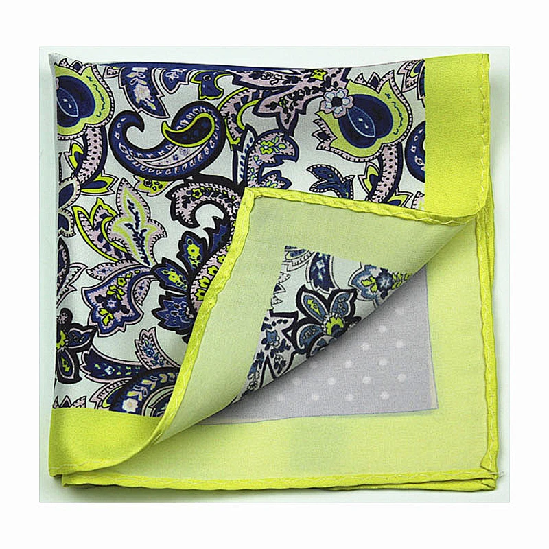 2018 NEW LATEST customise handkerchief dot pocket square high quality handchief silk DPS5713