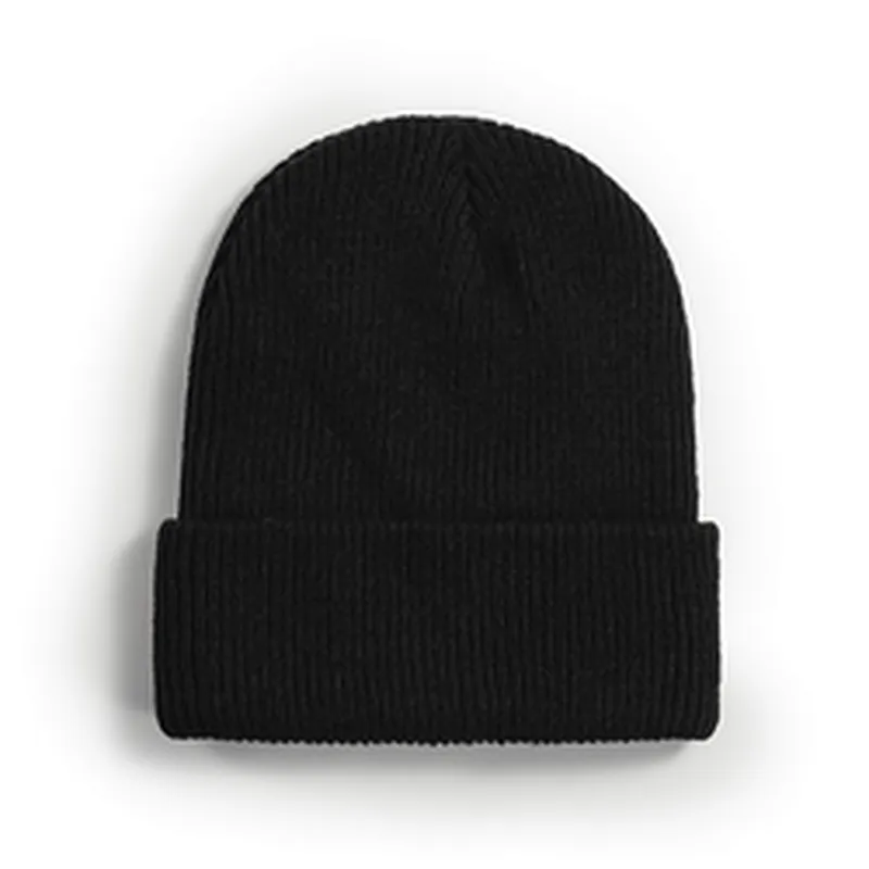 Wholesale Woman Cheap Fashion Beanie Winter Hats Knitted Cap Winter Plain Women'S Knitted Beanie Hats