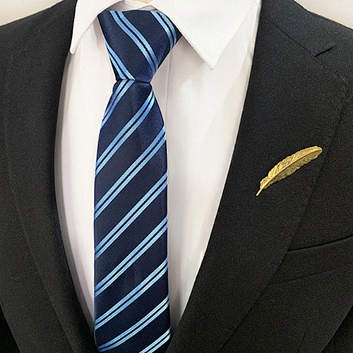 Custom Boys Zipper Ties Novel Polyester Jacquard Woven Zipper Tie Fashionable Lattice Zipper Ties For Men