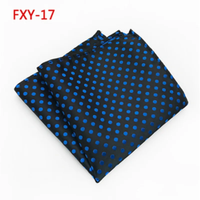 Customised Embroidery Luxury Hanky Pocket Square Dot Men's Handkerchief In Gift Box Einstecktuch panoletas